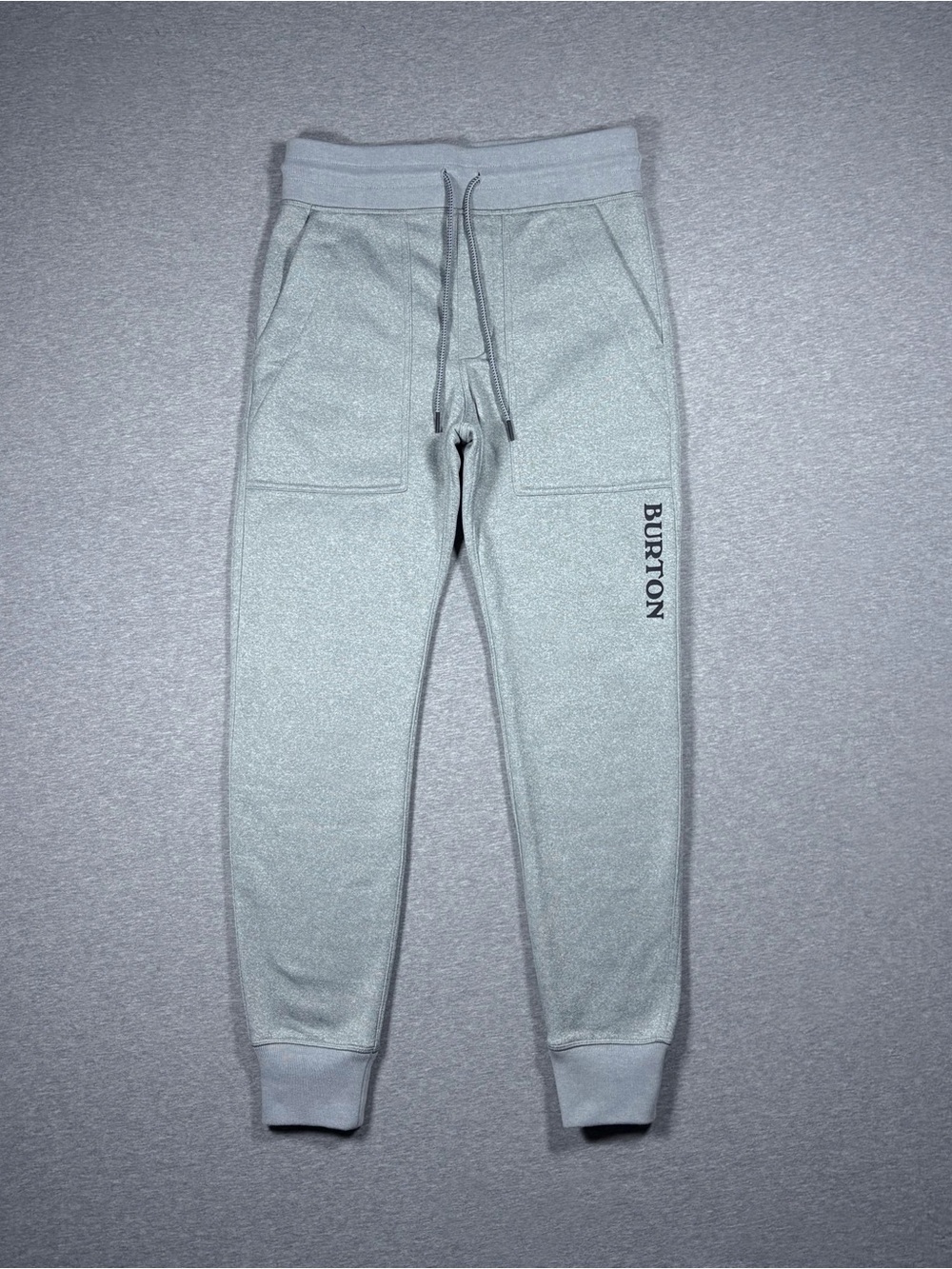 Burton Oak Fleece Sweatpants Men’s Small Gray Quick Dry Joggers Pockets Comfy